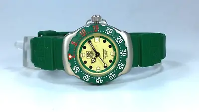 TAG Heuer F1 Formula One Ladies Mini Quartz Watch Green Dial With Date & Box • £295