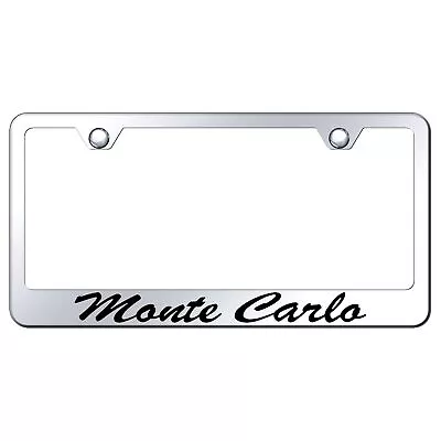 Chevy Monte Carlo Laser Etched Script License Plate Frame (Chrome) • $38.95