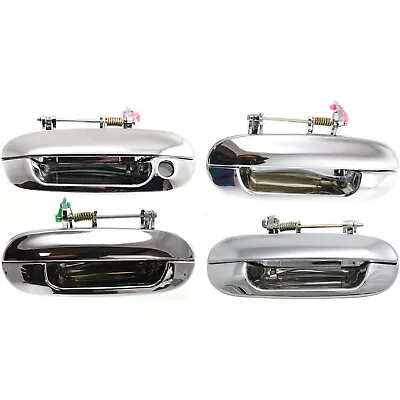 Door Handle Set For 2002-2009 Chevrolet Trailblazer All Chrome Outer 4Pc • $66.26