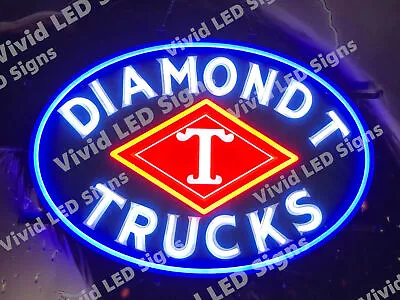 Diamond T Trucks Vivid LED Neon Sign Light Lamp With Dimmer • $249.99