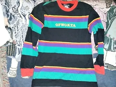  Ofwgkta  Long Sleeved Striped Top  Sz Small  • £31.36