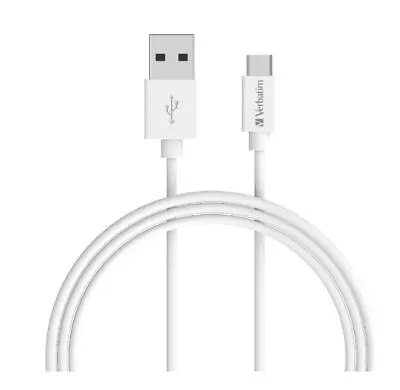 VERBATIM Charge & Sync MicroUSB Cable 1m White • $26.97