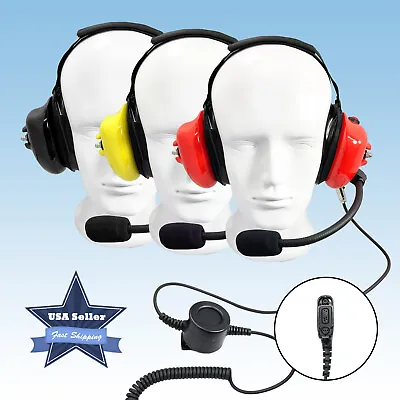 Noise Canceling Headset W/ PTT Mic For Motorola Radios APX900 MTP850S XPR7500 • $102