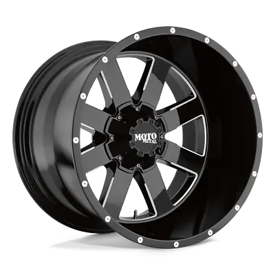 Set Of 4 Moto Metal MO962 Wheels 20X10 5X5.0/5.5 GLOSS BLACK MILLED -24MM • $1047.60