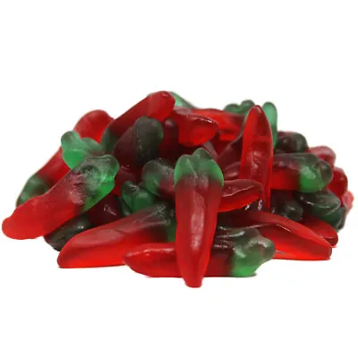 £6.17 • Buy Fruit Gums Mini Hot Chili Pepper Sheets Extra Sharp 1000g