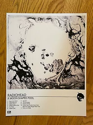 $69.99 • Buy Radiohead FRAMED POSTER A Moon Shaped Pool Album RARE Promo Thom Yorke