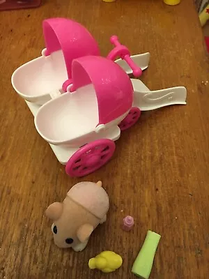 £3 • Buy Zhu Zhu Pets Baby Hamster And Pram With Accessories