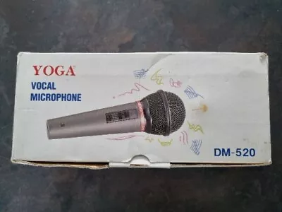 YOGA DM520 Dynamic Cardioid Vocal Microphone Plus Cable Never Used  • £9.50