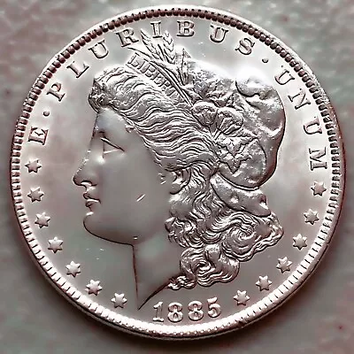 1885 Au/unc Morgan Silver Dollar 90% $1 Coin Us #b459 • $1