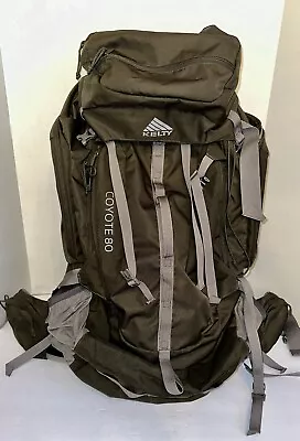 Kelty Coyote 80 Backpack Hiking Pack Camping Army Green • $129.99