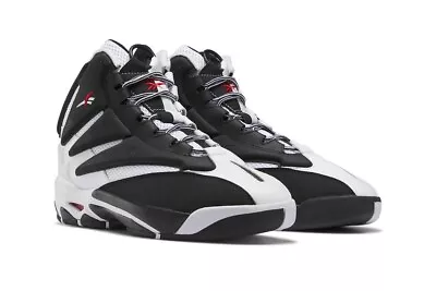 Reebok Men’s Size 11 The Blast Retro Basketball Shoes Black/White/Red GZ9519 NEW • $100