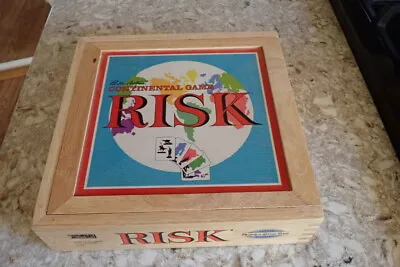 Risk Continental Game Of Risk Parker Brothers Nostalgia Games Series Wood Box  • $16.99