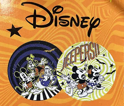 Halloween Zak! Designs Disney MICKEY MOUSE Plastic Plate Set 2 7” JEEPERS • $15
