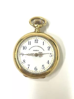Ladies Vintage 18K Yellow Gold Vacheron Constantin Self Wind Pocket Watch • $2500