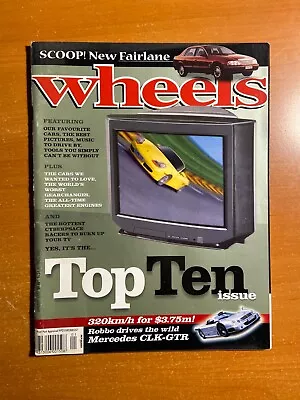Wheels Magazine - January 1999 - Mercedes Benz CLK-GTR 320km/h $3.75m • $14.90