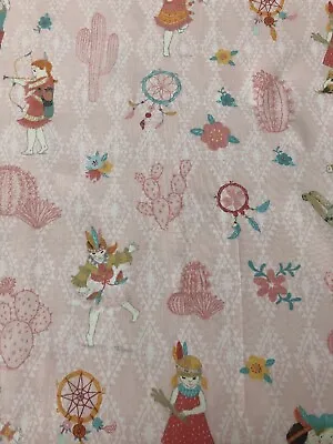 Forever Friends By Rosina For A.E. Nathan - 100% Cotton Fabric - By 1/4m Pink • £3