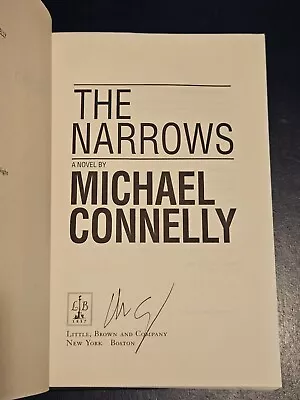 SIGNED The Narrows By Michael Connelly 1st Edition/1st Printing 2004 HCDJ • $24