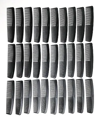 30 Pcs Black Plastic Pocket Men's 5  Hair Combs  • $12