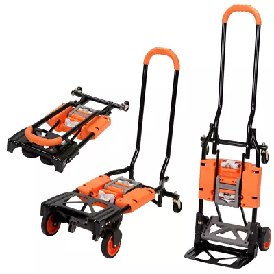 $71.39 • Buy New!!!Cosco Shifter Multi-Position Folding Hand Truck And Cart, Orange/Green,***