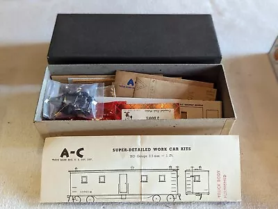 Ho A-c Model Company Bunk Car Maintenance Of Way Kit New In Box • $19.95