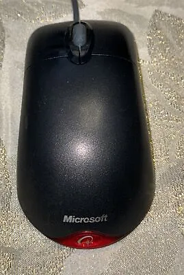 Microsoft Wheel Mouse Optical USB 3-Button Wired Mouse Black PS/2 *Tested* OEM • $12.99