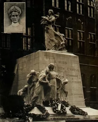 Postcard Miss Edith Cavell Memorial Monument WW1 Nurse War History C1915 #49 • £5.38