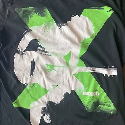 Ed Sheeran Shirt Size Small Black Green X Tour Tour 2015 Concert Music • $8.99