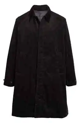 $198 • Buy BEAMS Plus Corduroy Jacket Large Coat Water Repellent Black  Long Length  P0g