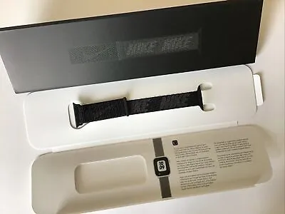 Genuine APPLE Watch NIKE Sport Loop SWOOSH BLACK 41mm 40mm 38mm 2021 • $105.28