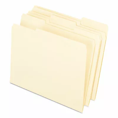 Pendaflex Interior File Folders 1/3 Cut Top Tab Letter Manila 100/Box 421013 • $27.29