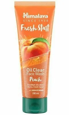 £13.55 • Buy Himalaya Herbals Fresh Start Oil Clear Face Wash, Peach, 100ml FREE SHIP