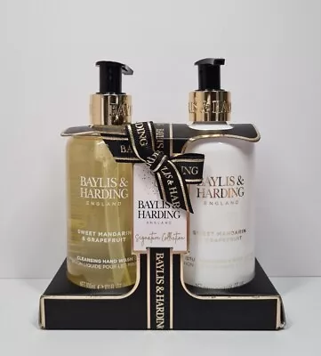 £10 • Buy Baylis & Harding Sweet Mandarin & Grapefruit Hand Wash And Lotion Set 2x 300ml