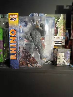 Marvel Legends Diamond Select Rhino 9  Figure Spiderman Sinister Six Villain Toy • $150