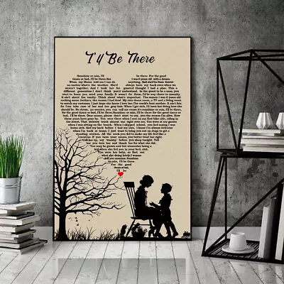 Mac Miller- I'll Be There Music Lyrics Poster Music Poster Wall Art Dec & Gifts • $18.99