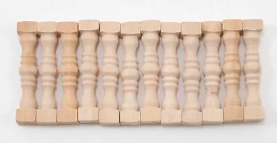 Dollhouse Miniatures 1:12 Scale Spindles 12/Pk #CLA70226 • $6.49