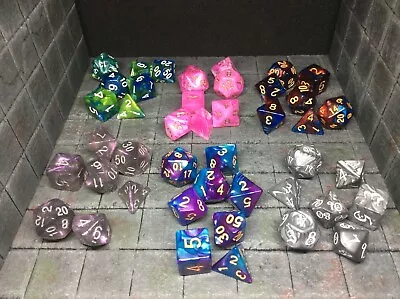 Dungeons & Dragons RPG Dice Lot Of Six Sets Mostly Chessex • $7