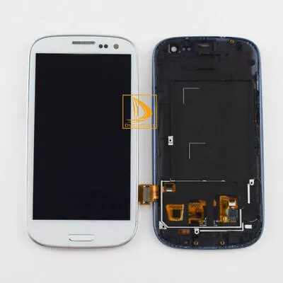 LCD For Samsung Galaxy S3 I9300 Touch Screen Assembly LCD Full Replaced Frame #& • $30.99