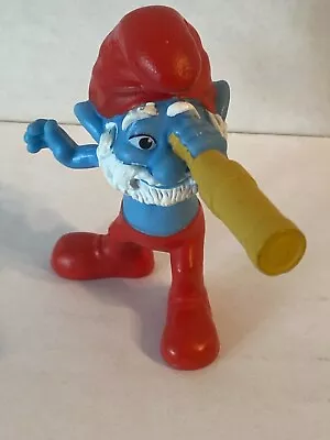 2011 McDonalds Smurfs Papa Smurf Action Figure • $1.49