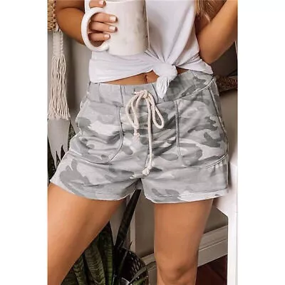 £3.59 • Buy New Womens Ladies Camouflage Hot Pants Army Military Camo Stretch Summer Shorts