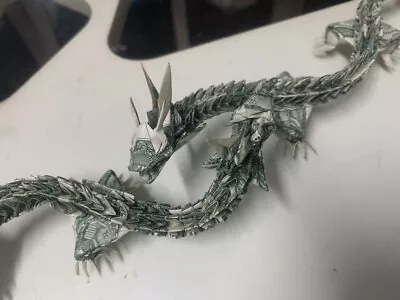 2 Dragon 3D Dollar Origami Handmade ( Feng Shui Gifts ) The Year Of Dragon 2024 • $130