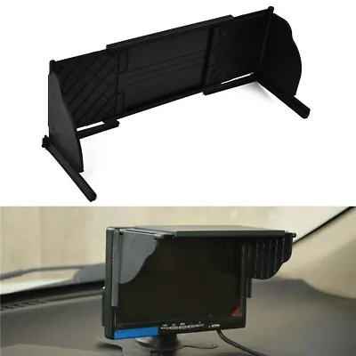 New ABS For 8 Inch GPS Sunshade Visor Lens Hood Anti/Glare Car Navigator Cover • $12.23