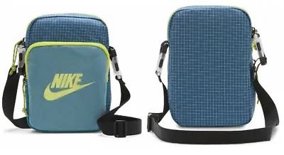 New NIKE Heritage Crossbody Small Utility Bag Blue CV1408-404 • $29.94