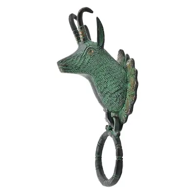 Brass Billy Goat Door Knocker - Royal Touch Front Door Decoration 10.16 Cm • $52.43