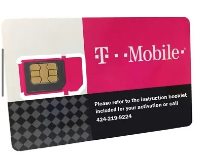 T-Mobile Prepaid SIM Card Unlimited Talk Text And Data In USA For 30 Days  • $29.99