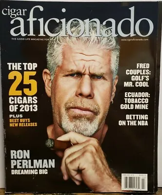 $19.97 • Buy Cigar Aficionado Feb 2014 Ron Perlman Best Buys New Releases FREE SHIPPING CB