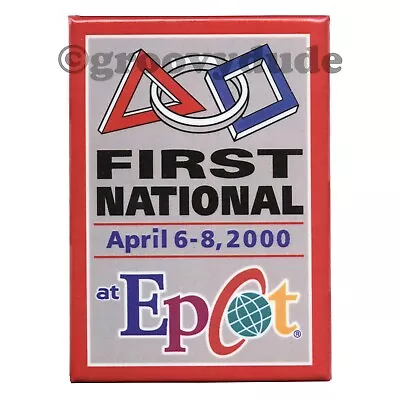 2000 FIRST Robotic National WDW Walt Disney World EPCOT Event Pin Pinback Button • $6.75