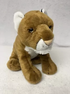 Wild Republic Mountain Lion Plush Cougar Brown Stuffed Animal 12  Soft • $8.99