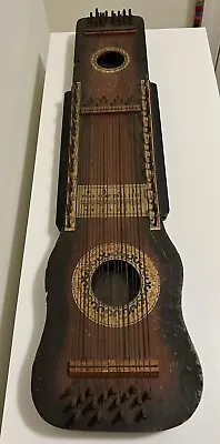 Antique Ukelin Ukulele Manufacturer's Advertising Co Instrument Rare Weird Art • $92.99