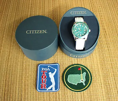 Pga Masters Augusta Chronograph Golf Team Crew Sponsor Gift Promo Watch Box Set • $274.99