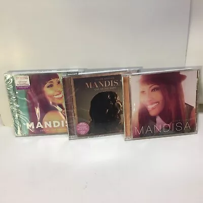 Lot Of 3 Mandisa CDs Overcomer Get Up Out Of Dark NEW Gospel Religious Christian • $29.99